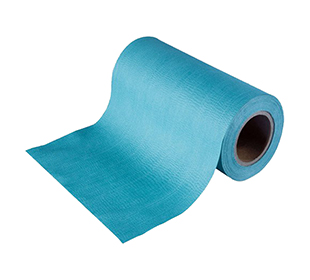 Creped Woodpulp Polyester Nonwoven